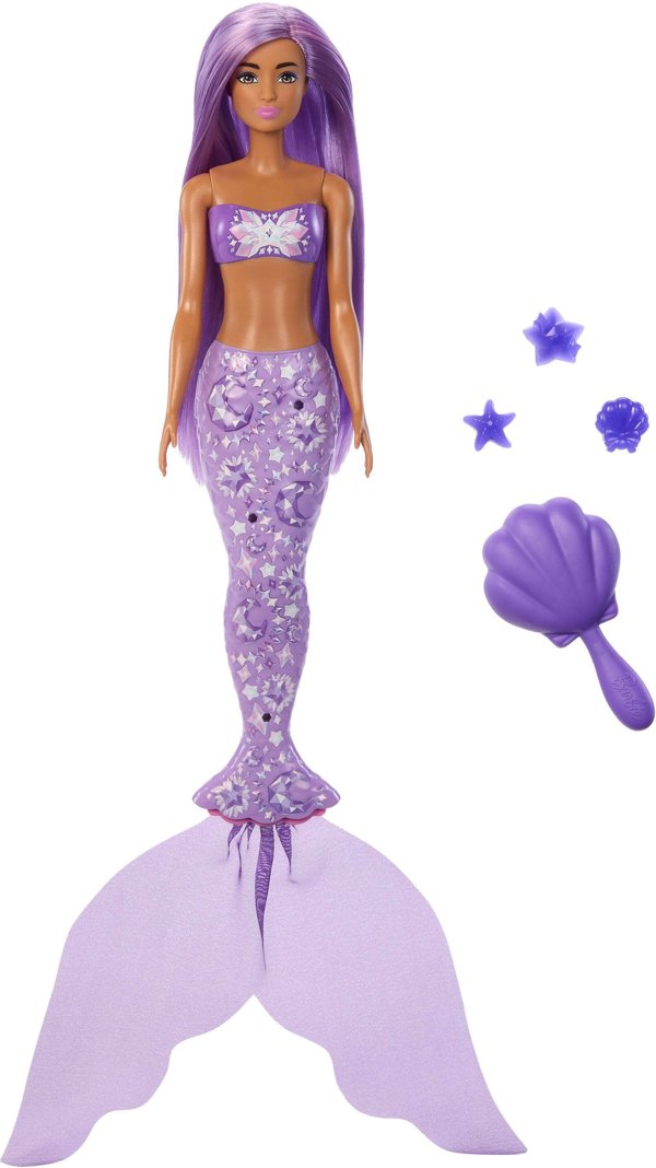 Mattel BARBIE COLOR REVEAL undinės siurprizų rinkinys, brangakmenių serija (JMW61)