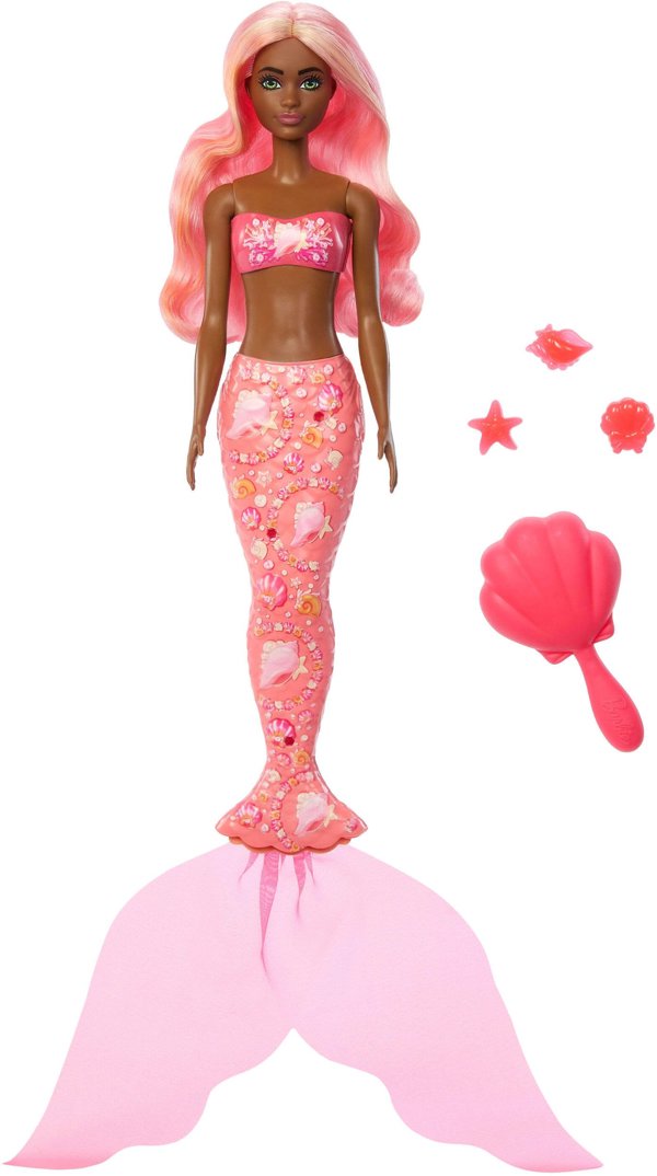 Mattel BARBIE COLOR REVEAL undinės siurprizų rinkinys, brangakmenių serija (JMW61)
