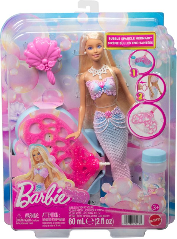 Mattel BARBIE DREAMTOPIA burbulų undinėlė (JLW56)