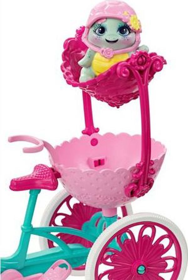 Mattel Enchantimals - Ποδήλατο για δύο + κούκλα χελώνα (FJH11/FCC65)