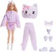 Mattel BARBIE CUTIE REVEAL CARE BEARS SWEET BOWS siurprizų rinkinys – katytė (JJP64)