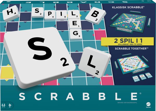 Mattel Scrabble ORIGINAL Denmark