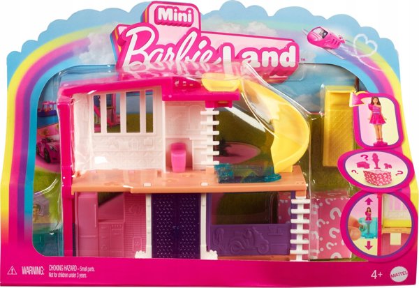 Mattel Barbie Κουκλόσπιτο Barbieland HYF47, Πλαστικό, Για Παιδιά 4+ Ετών