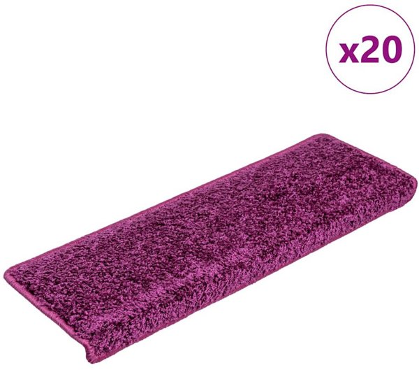 Maty na schody 20 szt. 65x21x4 cm Fioletowe Lumarko!