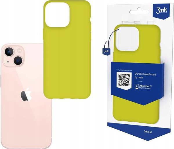 Θήκη 3MK Matt Case για Apple iPhone 14 Lime - Ανθεκτική Ματ Προστασία