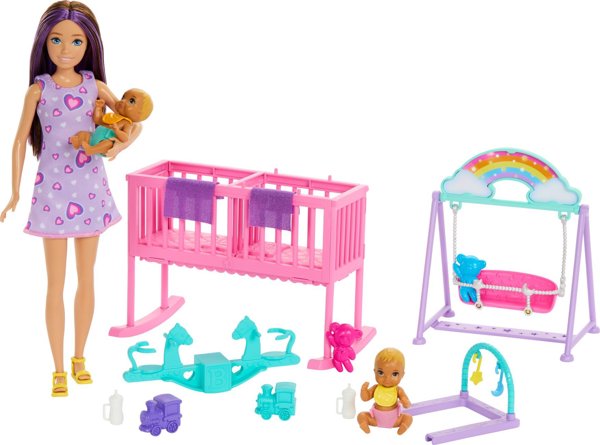 Mattel Barbie Skipper Σετ Μπέιμπι Σίτερ με Κούκλα και Αξεσουάρ