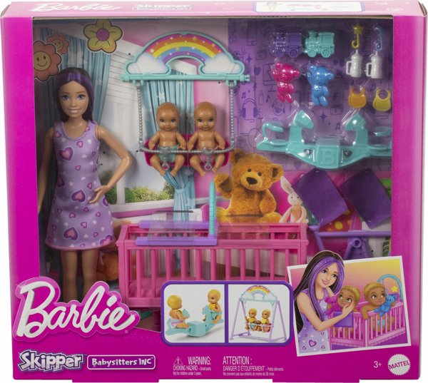 Mattel Barbie Skipper Σετ Μπέιμπι Σίτερ με Κούκλα και Αξεσουάρ