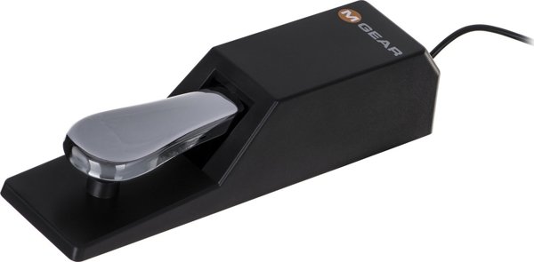 M-Audio SP-2 Πεντάλ Sustain για Πιάνο και Keyboard, Universal Συμβατότητα, 6.35mm, Μαύρο/Ασήμι