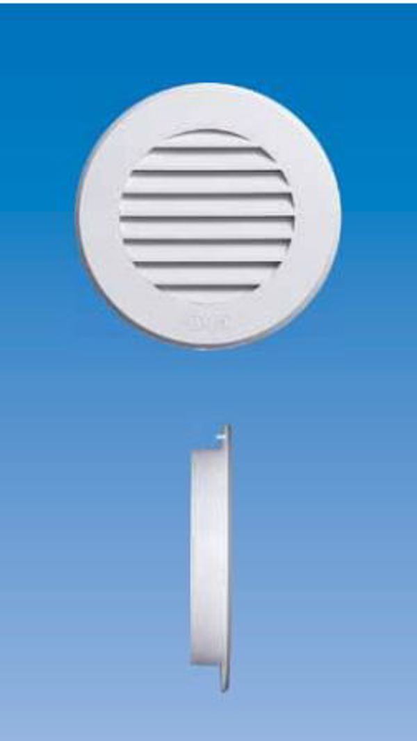 Maxpol Kratka okragla fi80 115mm biala - 023