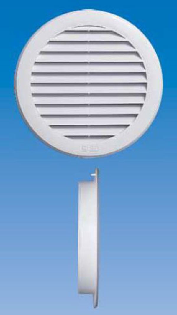 Maxpol Kratka okragla fi150 185mm biala - 025