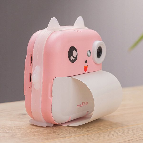 Maxlife printing camera MXPC-100 pink 5907457737174