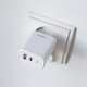 Maxlife MXTC-10-20AC PD QC charger 1x USB-C 1x USB 20W white 5907457789838