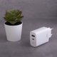 Maxlife MXTC-10-20AC PD QC charger 1x USB-C 1x USB 20W white 5907457789838
