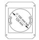 Maxpol Kratka wentylacyjna z wyjsciem rurowym 175x215mm fi100mm biala - 043