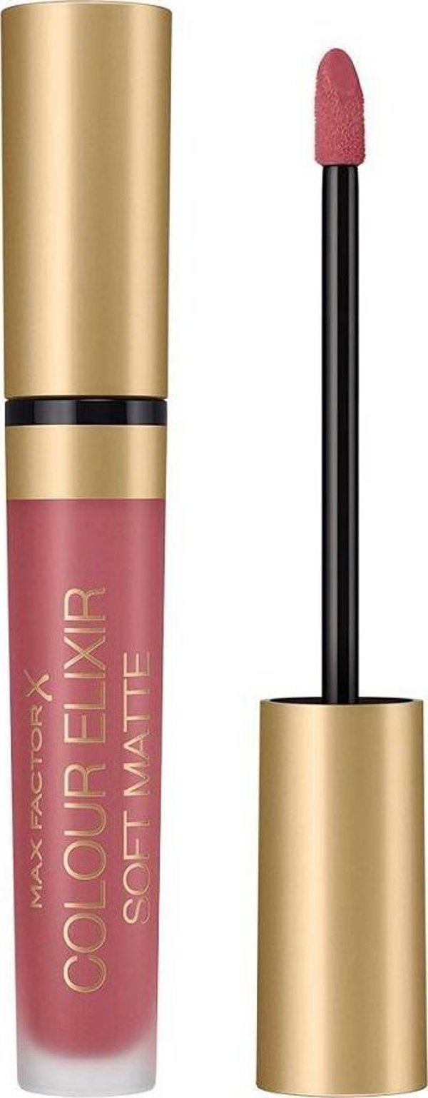 Max Factor Colour Elixir Soft Matte Υγρό Κραγιόν, Απόχρωση 015 Rose Dust, 4ml