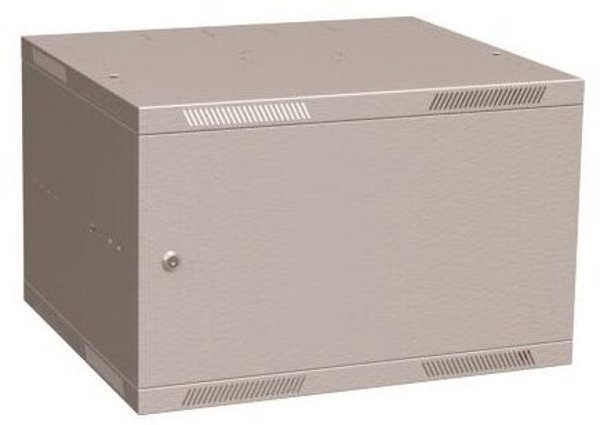 Solarix SENSA LITE 6U 450mm Επιτοίχια Κασέτα Μεταλλική RAL 7035