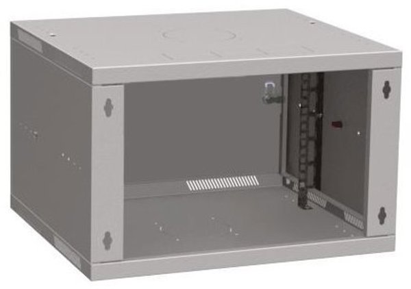 Solarix SENSA LITE 6U 450mm Επιτοίχια Κασέτα Μεταλλική RAL 7035