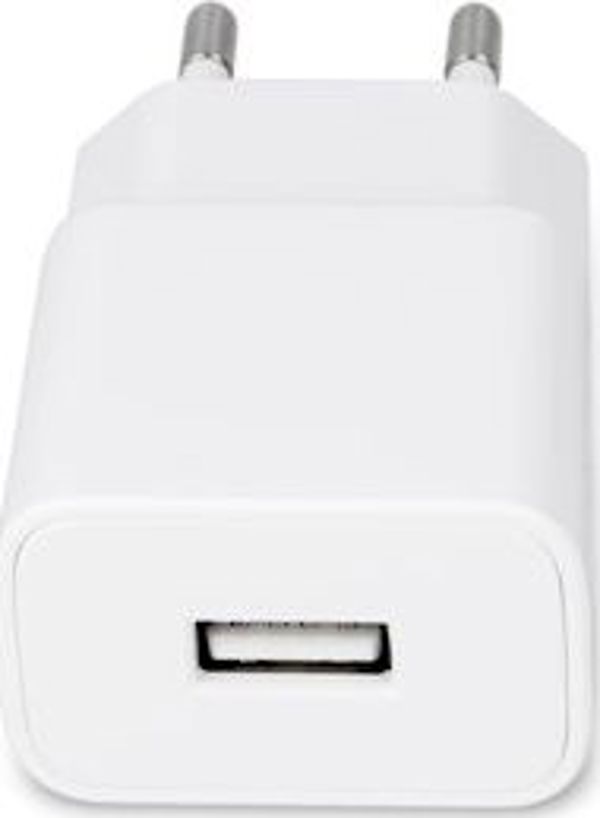 Φορτιστής Maxlife MXTC-01 1x USB 2.1A λευκός + καλώδιο USB-C 5900495758019
