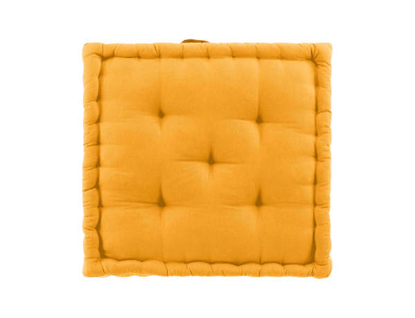 Μαξιλάρι Δαπέδου Twily Douceur d'intérieur - 50x50x10cm - Κίτρινο 3574386121651