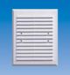 Maxpol Γρίλια εξαερισμού 175x215mm λευκή - 002