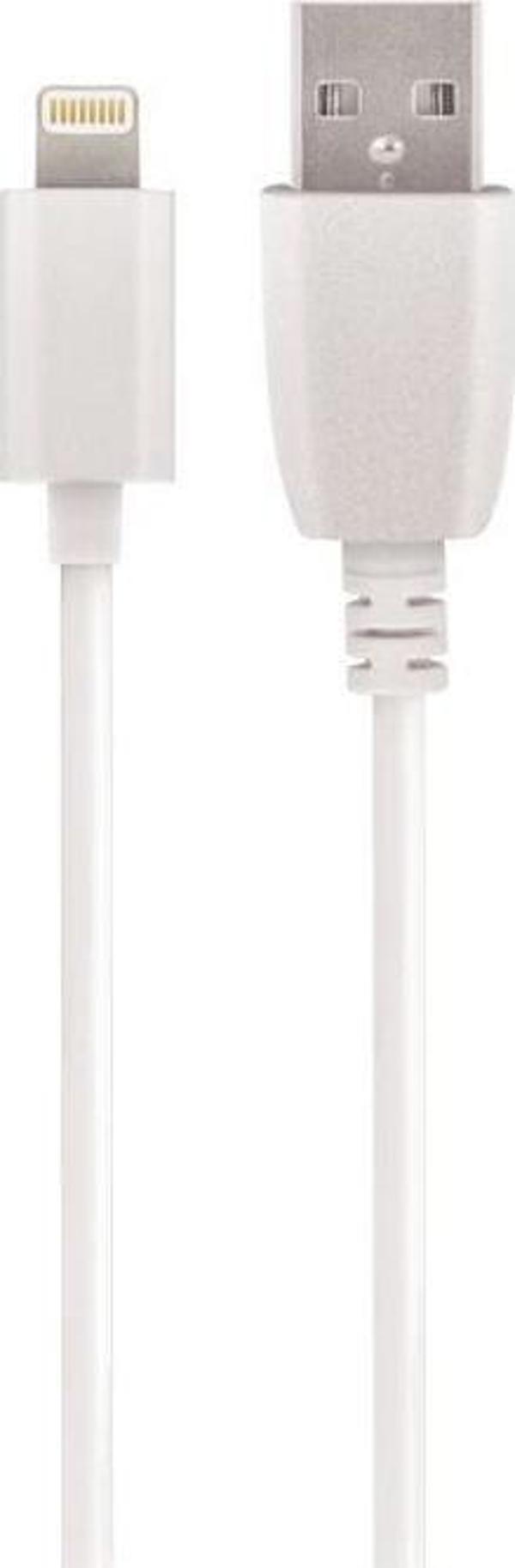 Φορτιστής Maxlife MXTC-01 1x USB 1A λευκός + καλώδιο Lightning 5900495758484