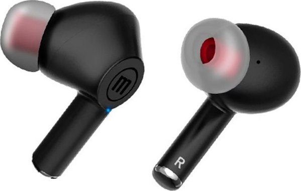 Maxell Maxpods Ασύρματα Ακουστικά Bluetooth με Active Noise Cancelling (ANC) TWS, Μαύρο
