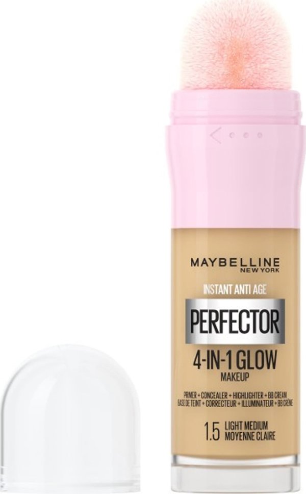 Maybelline  MAYBELLINE Perfector 4-in-1 Glow Korektor do twarzy nr 1.5 Light Medium 20ml