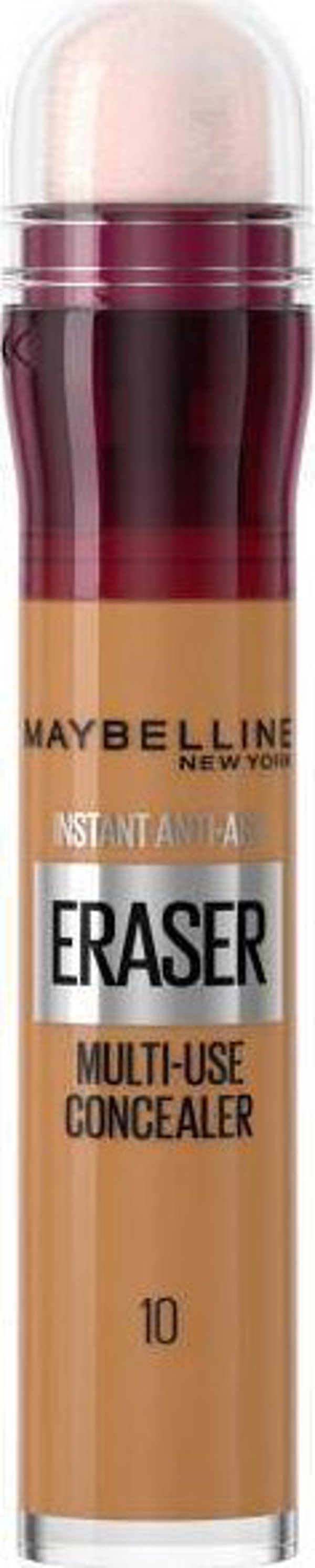 Maybelline Maybelline Instant Anti-Age Eraser Concealer διορθωτικό προσώπου με σφουγγαράκι 10 Caramel 6.8ml