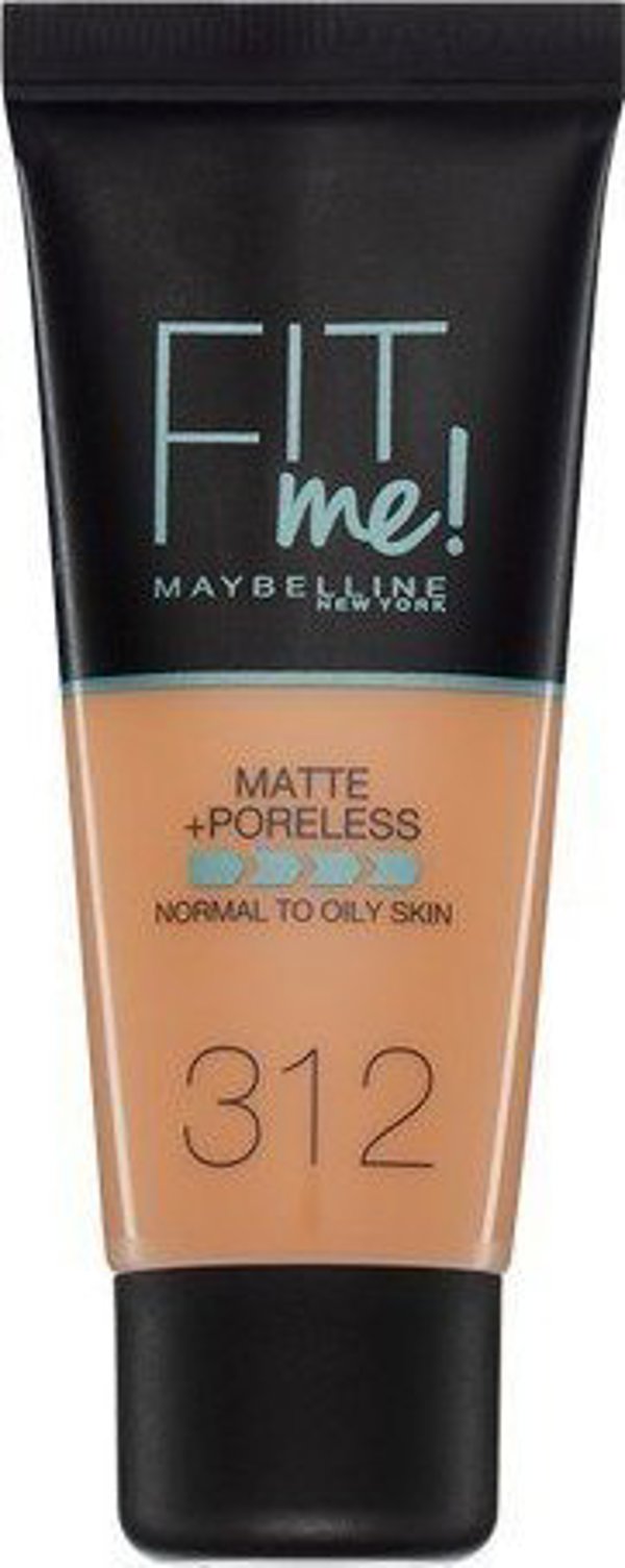Maybelline Fit Me Υγρό Ίδρυμα Προσώπου 30ml - 312 Golden