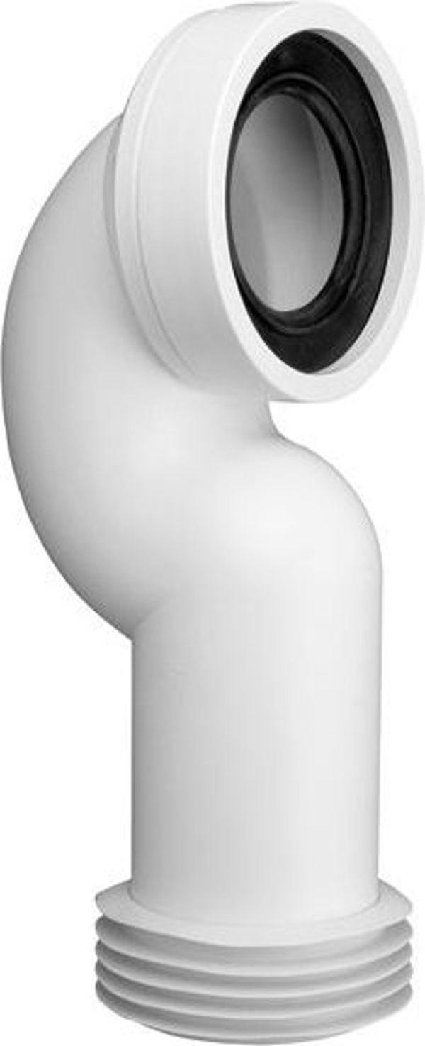 McAlpine Przylacze kanalizacyjne dlugie 275mm katowe bialy