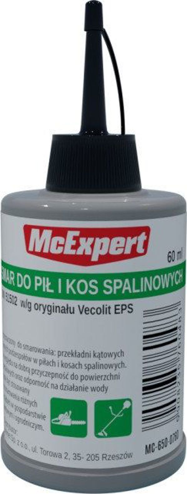 McExpert Γράσο Λίπανσης για Αλυσοπρίονα και Θαμνοκοπτικά 60ml σε Μπουκάλι με Φυσαλίδα