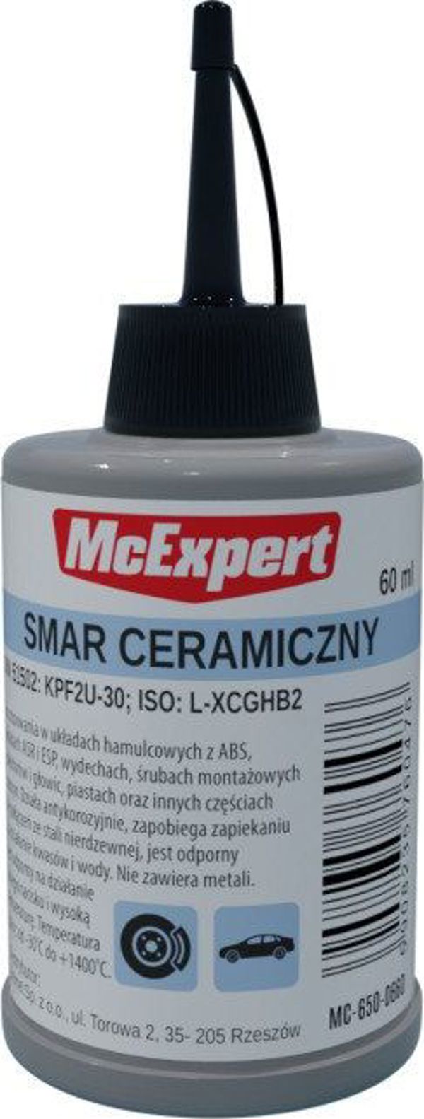 McExpert Κεραμικό Σπρέι Λίπανσης & Προστασίας 60ml - Αντιδιαβρωτικό για Συστήματα Πέδησης, ABS & ESP