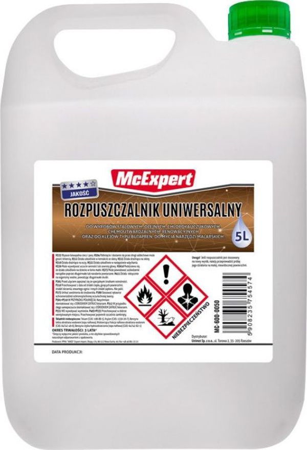 McExpert Rozpuszczalnik Uniwersalny DC 5 l