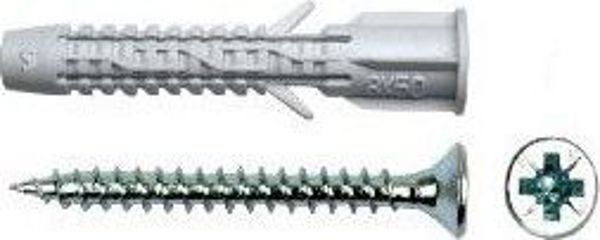 MCFIX Πλαστικό Καρφί Universal με Γιακά Nylon Τύπος UP 8*50/4,5*60mm
