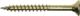 MCFIX Wkret do drewna Ocynk zolty 3.5x45mm Gwint niepelen