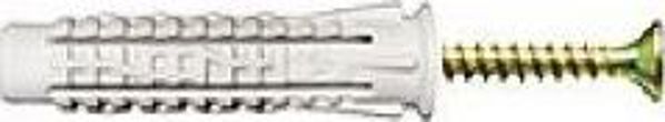 MCFIX Πλαστικό Βύσμα Universal με Φλάντζα Nylon τύπος XUP 8x40/5x50mm