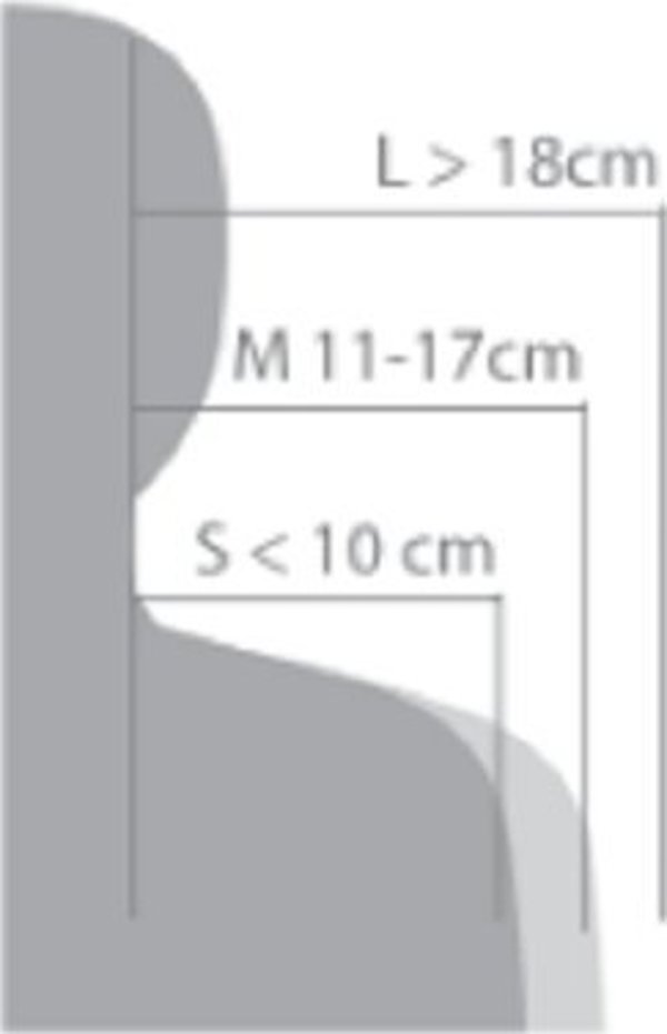 MDH Contour Pillow Ορθopedικό Μαξιλάρι Ύπνου Memory Foam Μέγεθος S Λευκό