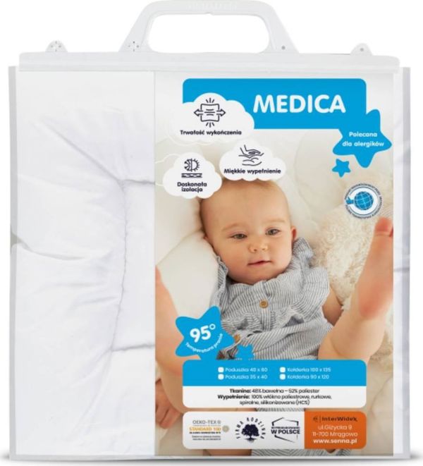 Medica Παιδικό Μαξιλάρι Baby Senna Medical, Αντιαλλεργικό, 40x60 εκ.