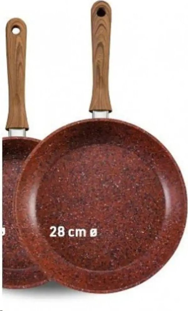 MediaShop Livington Copper & Stone Pan 28 cm