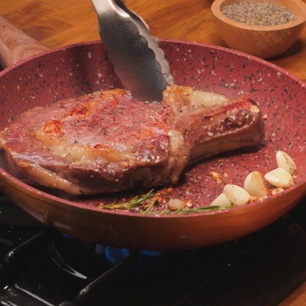 MediaShop Livington Copper & Stone Pan 28 cm