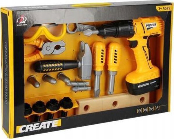 Mega Creative Σετ Παιδικά Εργαλεία με Ήχο και Φως, 42x28x7 εκ., για Παιδιά από 3 Ετών