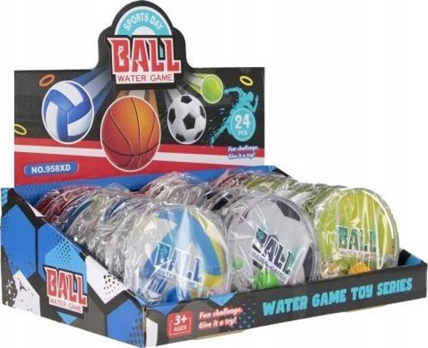 Mega Creative WATER BALL GAME 10CM MIX3 MC DISP 24/144/288