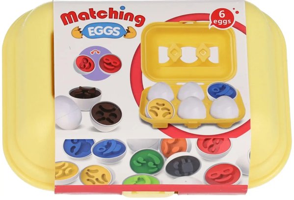 Mega Creative SORTER JAJKA EMOCJE 6SZT 16X8X13 MC PUD 36/72