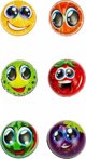 Mega Creative PILKA ANTYSTRES 7CM MC SPORT OWOCE 24/288/576