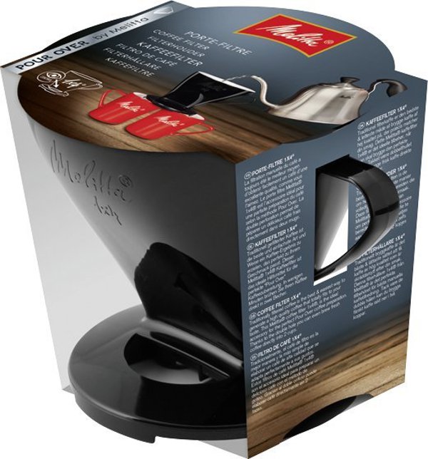 Melitta Melitta πλαστικός σταλάκτης καφέ 1x4 Μαύρος 9822036 4006508217564