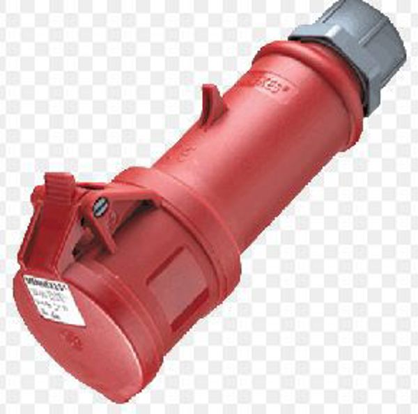 Mennekes ProTOP Φορητή Βιομηχανική Πρίζα 32A 400V IP44 Κόκκινη (MEN16A)