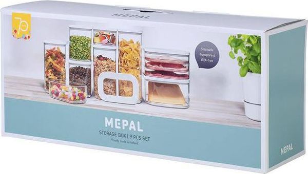 Mepal Modula Σετ 9 Δοχείων Τροφίμων, Αεροστεγή Δοχεία Αποθήκευσης, Limited Edition 106994530600
