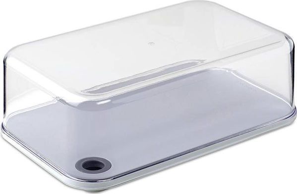 Mepal Modula Δοχείο Τυριού με Ξύλινη Σανίδα 106971042500, Διαφανές Γυάλινο Δοχείο Αποθήκευσης 1τμχ