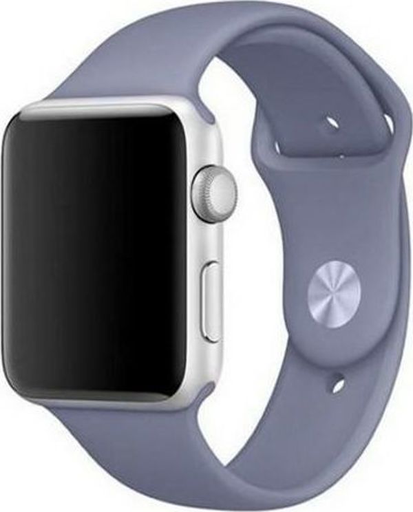 Mercury Λουράκι Σιλικόνης για Apple Watch 44mm, Λεβάντα, Μαλακή και Ανθεκτική Σιλικόνη