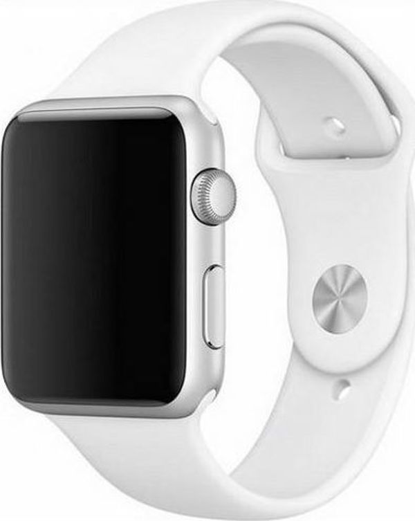 Mercury Λουράκι Σιλικόνης για Apple Watch 44mm, Λευκό